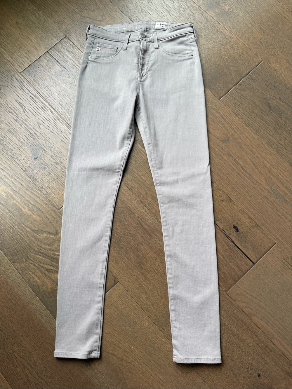 AG Farrah Ankle Seamless Gray Women's Skinny Jeans - Slim Fit